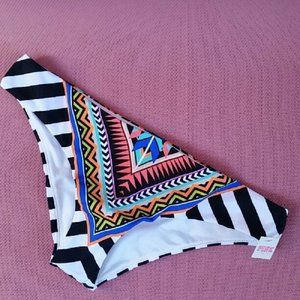 Colorful Geometric Women's Swim Bottom